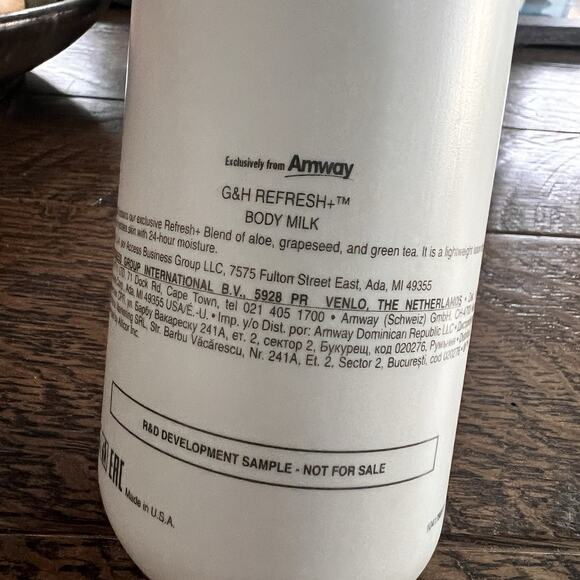 NEW Amway G&H Refresh+ Body Milk. Nourish your Body Lotion - 400 ml - Picture 6 of 7